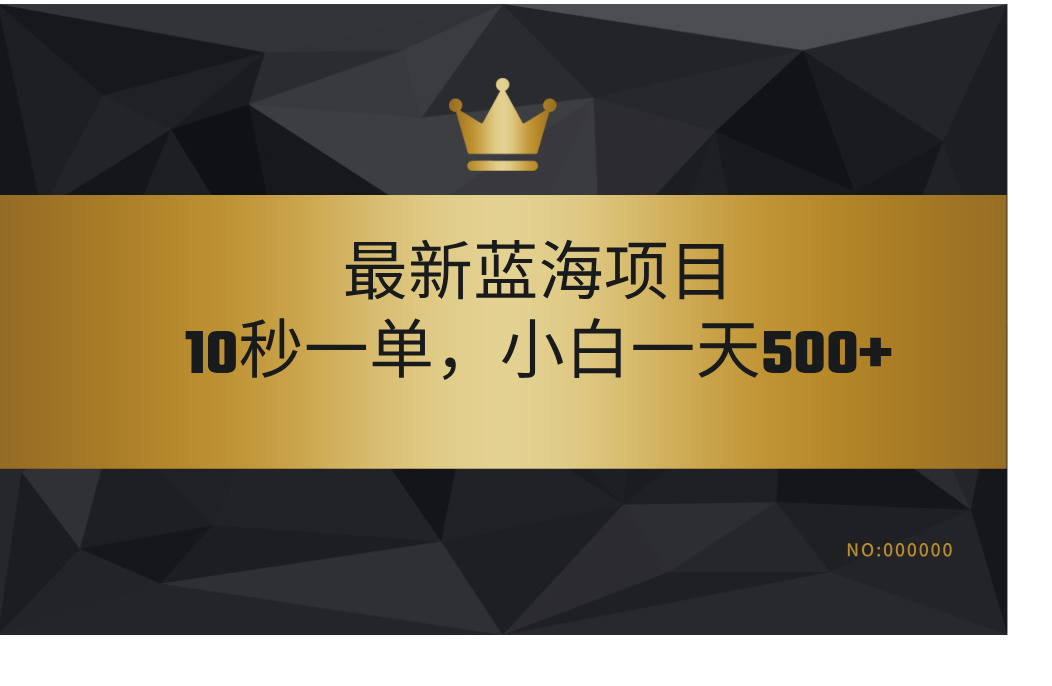 最新蓝海项目，视频审核玩法，10秒一单，不限时间，不限单量，新手小白一天500+-盈途副业网