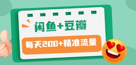 【副业项目3442期】闲鱼和豆瓣精准引流全系列课程，每天引流200+精准粉（闲鱼引流推广怎么做）-盈途副业网