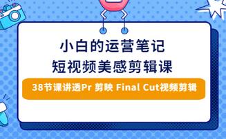 【副业项目3488期】短视频剪辑免费教学视频（小白也能学会的短视频美感剪辑课）-盈途副业网