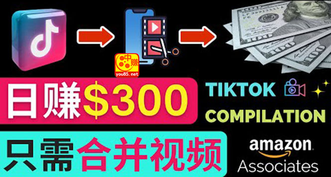 【副业项目3813期】搬运Tiktok短视频到Youtube赚钱，只需下载，合并视频，日赚300美元-盈途副业网