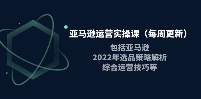 【副业项目4284期】亚马逊运营实操课：包括亚马逊2022选品策略解析，综合运营技巧等-盈途副业网