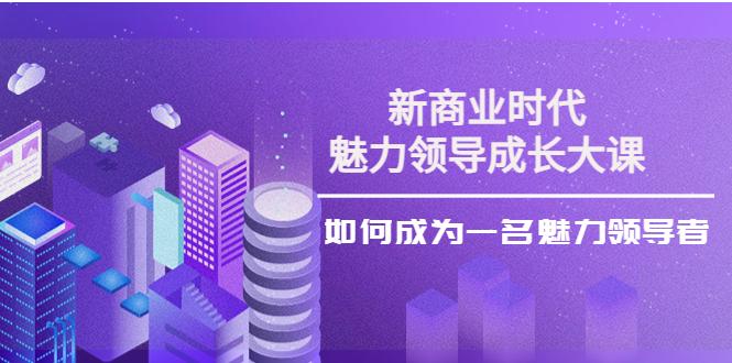 【副业项目4291期】新商业时代·魅力领导成长大课：如何成为一名魅力领导者（26节课时）-盈途副业网