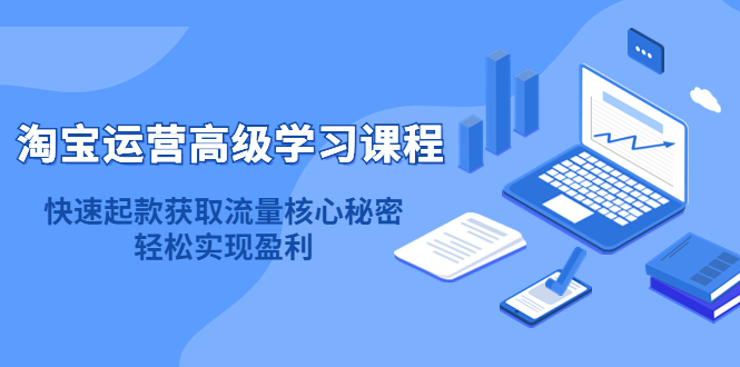 【副业项目4654期】淘宝运营高级学习课程：快速获取流量核心秘密，轻松实现盈利-盈途副业网