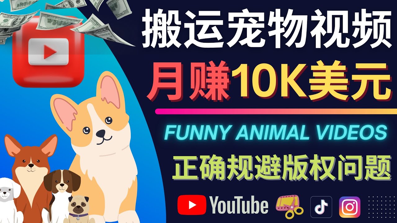 【副业项目4509期】搬运TIKTOK视频到YouTube，并进行二次创作，月赚1万美元以上-盈途副业网