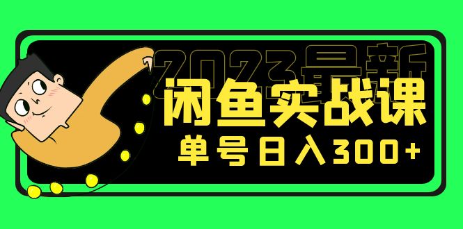 【副业项目5277期】花599买的闲鱼项目：2023最新闲鱼实战课，单号日入300+（7节课）-盈途副业网