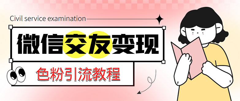 【副业项目5402期】微信交友变现项目，吸引全网LSP男粉精准变现，小白也能轻松上手，日入500+-盈途副业网