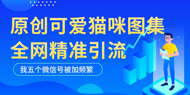 【副业项目5588期】黑科技纯原创可爱猫咪图片，全网精准引流，实操5个VX号被加频繁-盈途副业网