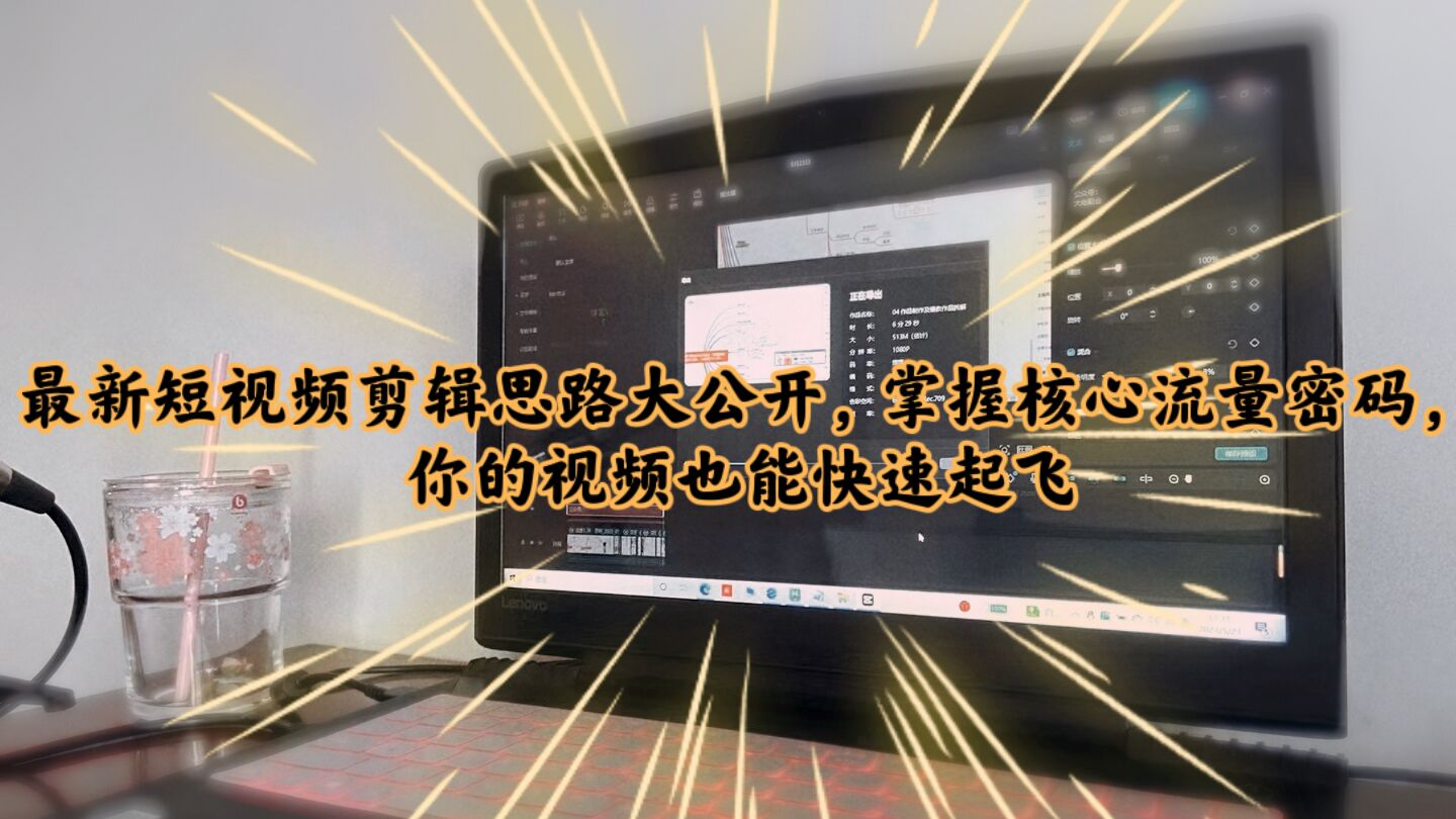 【副业项目6115期】最新短视频剪辑思路大公开，掌握核心流量密码，你的视频也能快速起飞-盈途副业网