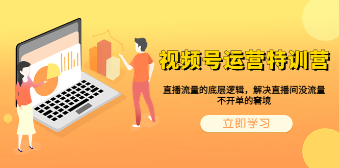 【副业项目6283期】视频号运营特训营，直播流量的底层逻辑，解决直播间没流量，不开单的窘境-盈途副业网
