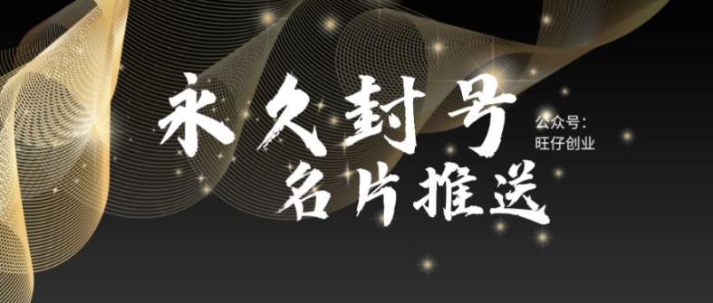 【副业项目6006期】最新微信号永久封号名片推送技术，封号后还是能名片推送消息-盈途副业网