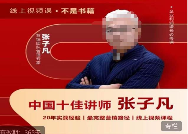 【副业项目6076期】张子凡·20年实战经验，揭秘营销背后的底层逻辑，突破思维局限，从根本上破解营销难题-盈途副业网