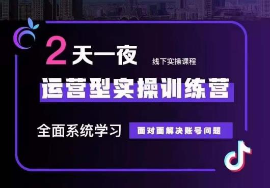【副业项目6083期】5月22-23线下课运营型实操训练营，全面系统学习，从底层逻辑到实操方法到千川投放-盈途副业网
