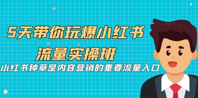【副业项目7197期】5天带你玩爆小红书流量实操班，小红书种草实战-盈途副业网