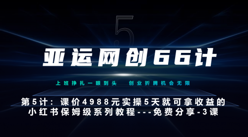 【副业项目7213期】小红书第3课-3步创建和包装你的账号–硬菜-盈途副业网