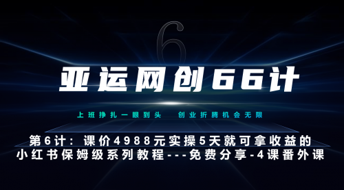 【副业项目7228期】小红书第4课-黑科技带来流量巨变-盈途副业网