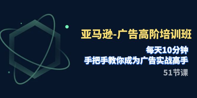 【副业项目8049期】亚马逊-广告高阶培训班，每天10分钟，手把手教你成为广告实战高手-盈途副业网