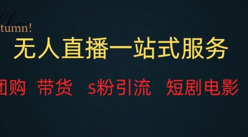 【副业项目7968期】无人直播全套服务，变现稳定-盈途副业网