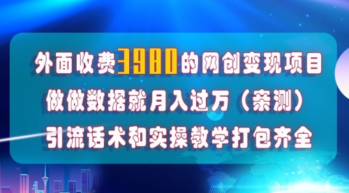 【副业项目8036期】在短视频等全媒体平台做数据流量优化，实测一月1W+，在外至少收费4000+-盈途副业网