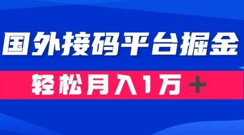 【副业项目8281期】通过国外接码平台掘金卖账号： 单号成本1.3，利润10＋，轻松月入1万＋-盈途副业网