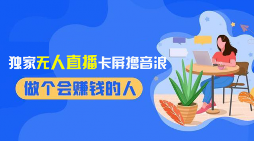 【副业项目8541期】2024独家无人直播卡屏撸音浪，12月新出教程-盈途副业网
