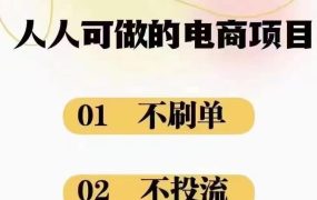 2024最新淘宝无货源电商,新手小白操作简单,长期稳定项目,日500-2000+-盈途副业网