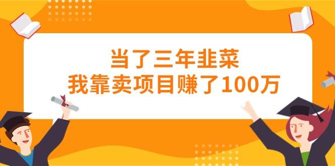 当了三年韭菜我靠卖项目赚了100万-盈途副业网