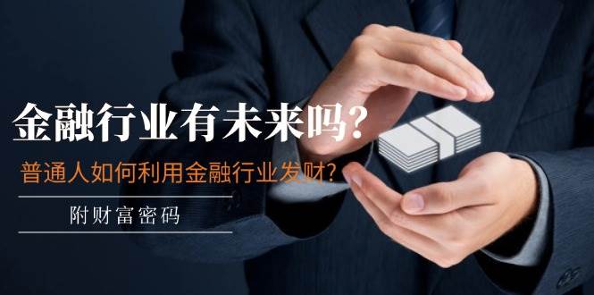 某付费文章：金融行业有未来吗？普通人如何利用金融行业发财?(附财富密码)-盈途副业网