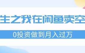 重生之我在闲鱼卖空调,0投资做到月入过万,迎娶白富美,走上人生巅峰-盈途副业网