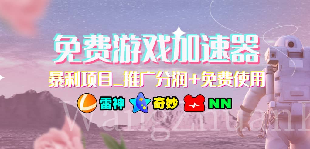游戏加速器推广项目，小白轻松上手，长期可做-盈途副业网