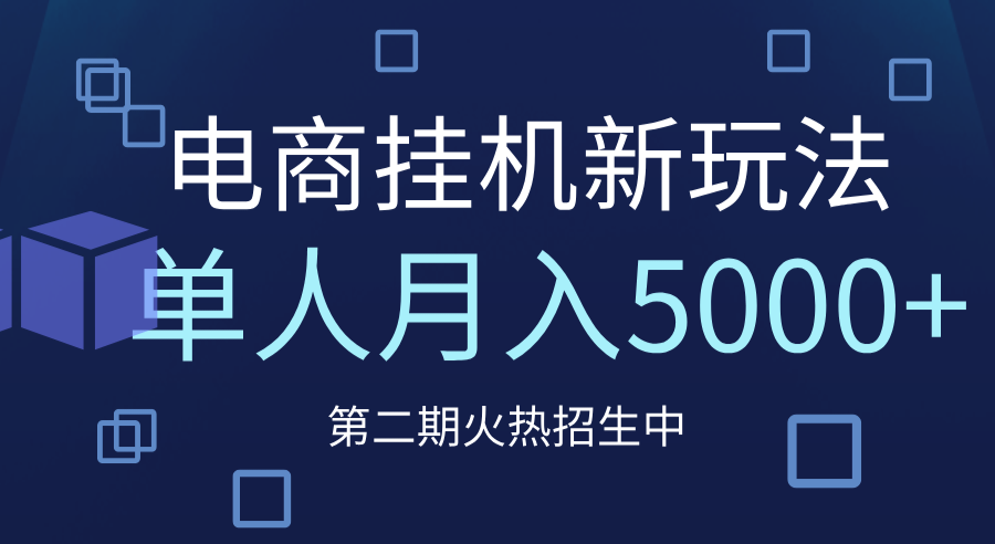 电商平台挂机新玩法，单人月入5000+攻略-盈途副业网