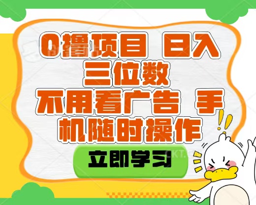 适合新手小白的互联网0撸项目，不用技术无脑操作，轻松日入三位数-盈途副业网