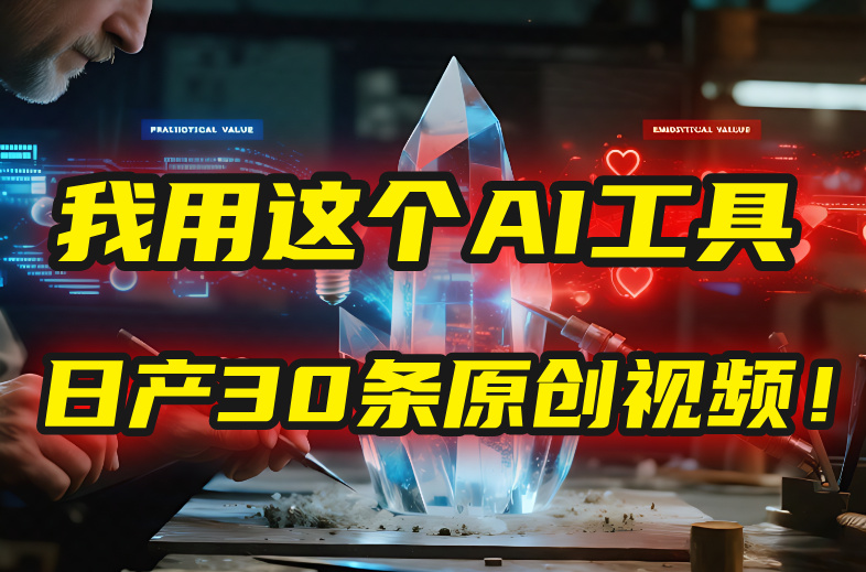 别再真人出镜了！我用这个AI工具，1张照片就能日产30条原创视频！-盈途副业网