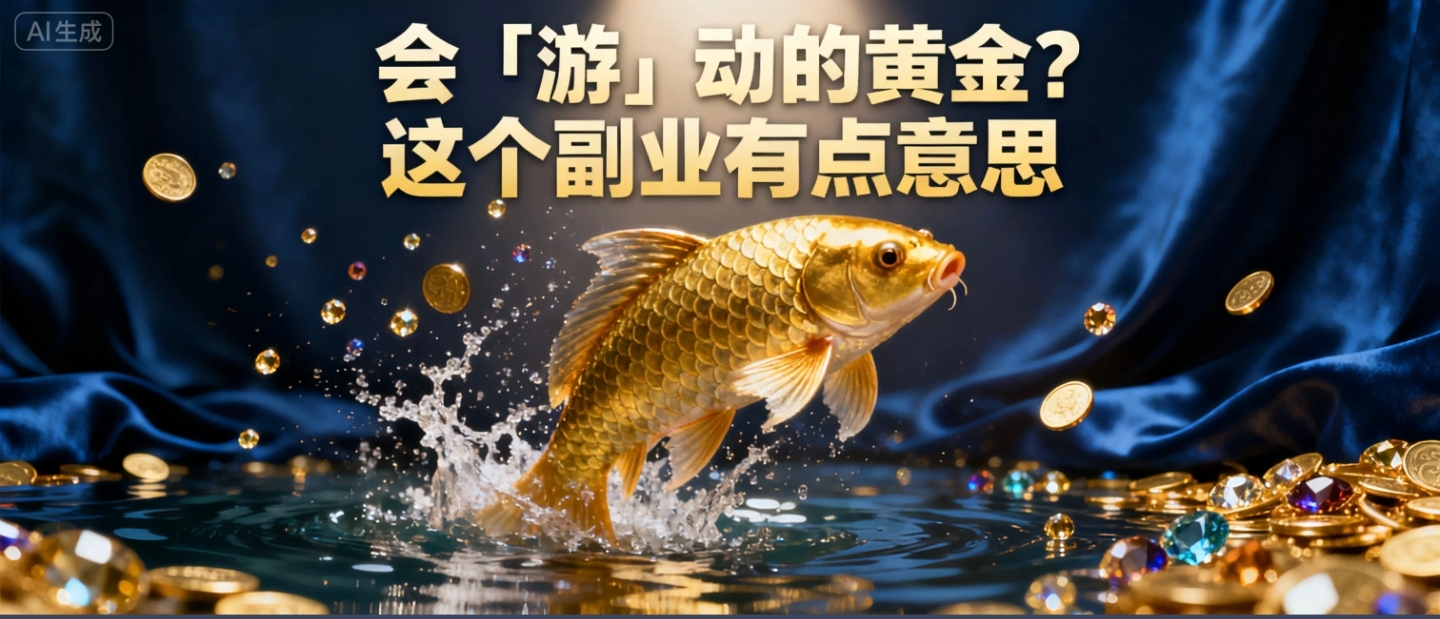 单号月销1.5W+！AI“凭空造鱼”带货新玩法，小白3分钟出一个爆款视频-盈途副业网