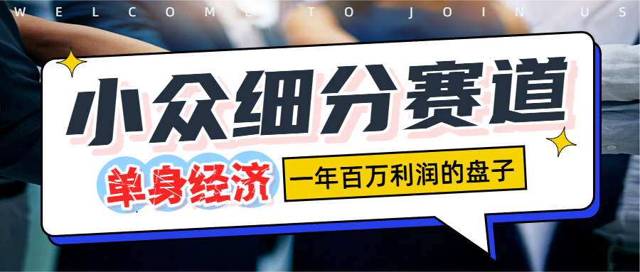 单身经济赛道，一天1000+-盈途副业网