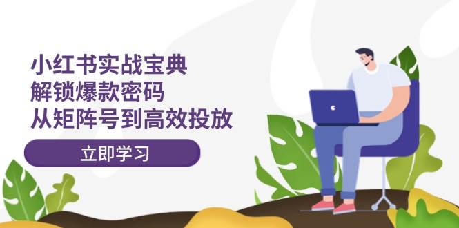 小红书实战宝典：解锁爆款密码，从矩阵号到高效投放-盈途副业网
